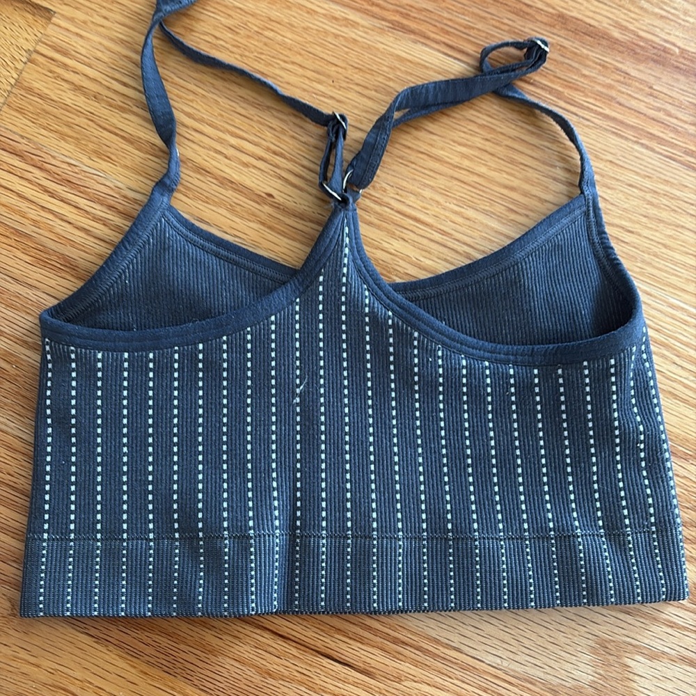 Morgan Stewart Sport pin striped workout set - Picture 3 of 4